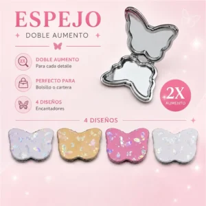 Espejo Bolsillo Mariposa