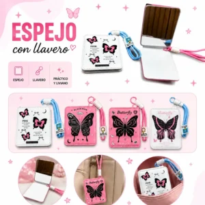 Espejo Bolsillo Mariposa