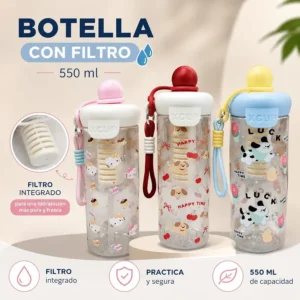 Botella Con Filtro 550ml